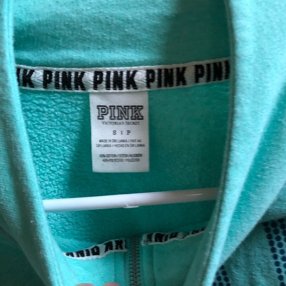 PINK Aqua Quater Zip - Picture 3 of 3